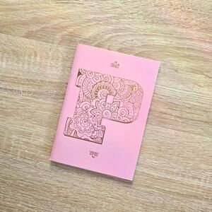 'P' Pink Notebook